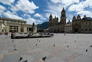 Spiritualism Collection: Plaza Bolivar, Bogota, Colombia, South America