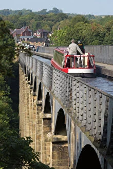 18th Century Collection: Pontcysyllte Aqueduct, built 1795 to 1805, UNESCO World Heritage Site, and the Ellesmere Canal
