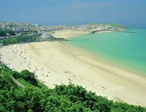 Vacationing Collection: Porthminster Beach, St Ives, Cornwall, England, UK