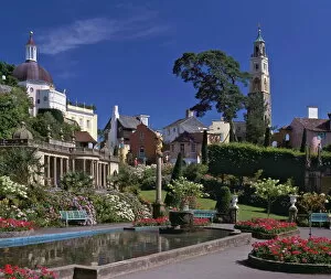 Villages Collection: Portmeirion Village, created by Sir Clough Williams-Ellis between 1925 and 1972