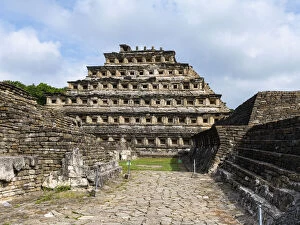 Tourist Attractions Gallery: Pyramid of the Niches, Pre-Columbian archaeological site of El Tajin, UNESCO World