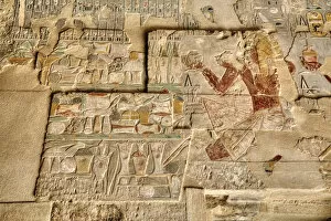 Tourist Attractions Gallery: Reliefs, Sanctuary of Amun-Re, Hatshepsut Mortuary Temple (Deir el-Bahri)