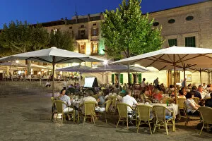 Cafe Collection: Restaurants in the Plaza Mayor, Pollenca (Pollensa), Mallorca (Majorca)