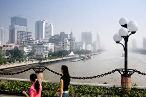Jointly Gallery: River and cityscape, Guangzhou (Canton), Guangdong, China, Asia