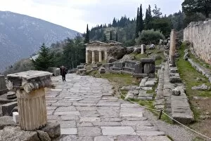Old Ruins Collection: The ruins of ancient Delphi, UNESCO World Heritage Site, Greece, Europe