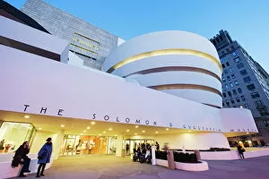 New York Collection: Solomon R. Guggenheim Museum, built in 1959, designed by Frank Lloyd Wright