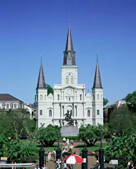 Spiritualism Gallery: St. Louis Christian cathedral in Jackson Square