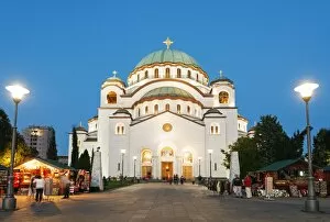 St. Sava Orthodox Church, built 1935, Belgrade, Serbia, Europe