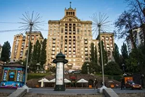 Stalinist architecture in the center of Kiev, Ukraine, Europe