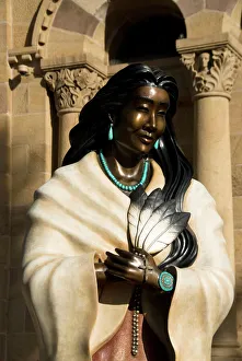 Female Likeness Gallery: Statue of Kateri Tekakwitha, the Cathedral Basilica of St. Francis of Assisi
