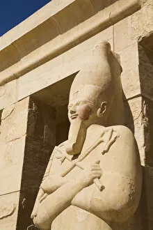 Hatshepsut Mortuary Temple Gallery: Statue of Queen Hatshepsut, Hatshepsut Mortuary Temple (Deir el-Bahri)
