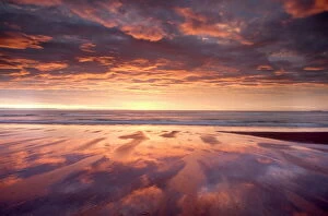 Sun Rise Gallery: Sunrise, Alnmouth Beach, Alnmouth, Alnwick, Northumberland, England, United Kingdom