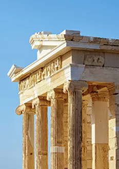 Tourist Attractions Gallery: The Temple of Athena Nike, Acropolis, UNESCO World Heritage Site, Athens, Attica, Greece, Europe