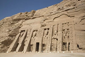 Ancient Egyptian Architecture Gallery: Temple of Hathor and Nefertari, UNESCO World Heritage Site, Abu Simbel, Nubia, Egypt