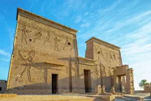 Tourist Attractions Collection: The Temple of Isis at the Philae Temple Complex, UNESCO World Heritage Site, Agilkia Island
