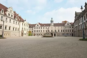 Court Yard Gallery: Thurn und Taxis Palace, Regensburg, UNESCO World Heritage Site, Bavaria, Germany, Europe