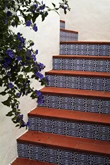 Stair Gallery: Tiled staircase