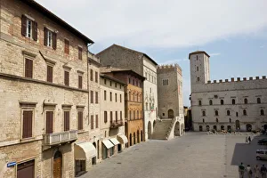Court Yard Gallery: Todi, Umbria, Italy, Europe