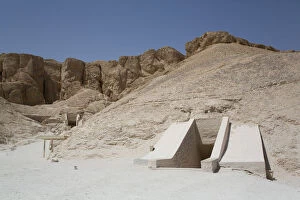 Ancient Egyptian Architecture Gallery: Tomb Entrance, Valley of the Kings, UNESCO World Heritage Site, Luxor, Thebes, Egypt