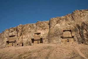 Old Ruins Collection: Tombs of Darius II, Ataxerxes I and Darius the Great, Naqsh-e Rostam Necropolis, near Persepolis