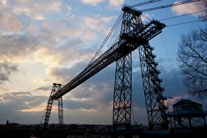 Iron Work Collection: Transporter Bridge, Newport, Gwent, South Wales, Wales, United Kingdom, Europe