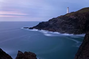 Day Break Gallery: Trevose Lighthouse at dusk, Trevose Head, near Padstow, North Cornwall