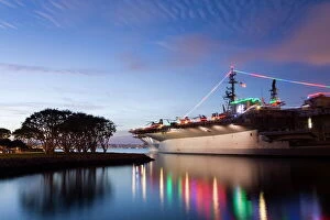Dock Collection: USS Midway Aircraft Carrier Museum, San Diego, California, United States of America
