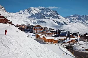 Sport Gallery: Val Thorens ski resort, 2300m, in the Three Valleys (Les Trois Vallees)