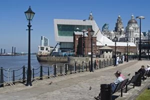 Jointly Gallery: View from Albert Dock, towards the new Museum of Liverpool and the Three Graces