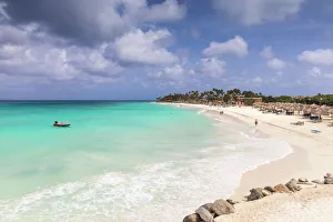 Netherlands Antilles Gallery: View of Divi Beach, Aruba, Lesser Antilles, Netherlands Antilles, Caribbean, Central
