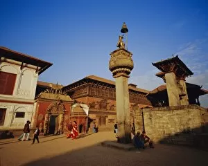Durbar Square Gallery: View of Durbar Square