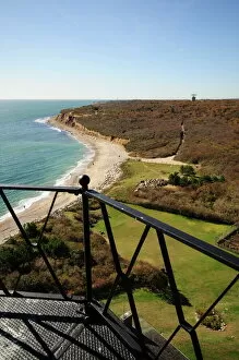 Railing Collection: View from Montauk Point Lighthouse, Montauk, Long Island, New York State