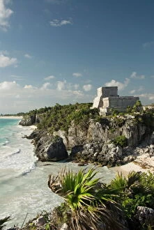 Craggy Collection: View to the north and El Castillo (the Castle) at the Mayan ruins of Tulum