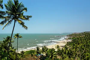 Getting Away From It All Gallery: View over Vagator Beach, Goa, India, Asia
