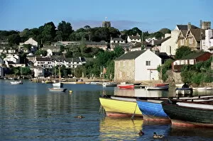 Swim Gallery: View across water from Noss Mayo to the village of Newton Ferrers, near Plymouth