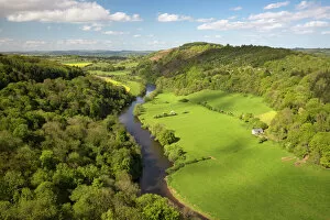 Rural Collection: View over Wye Valley from Symonds Yat Rock, Symonds Yat, Forest of Dean, Herefordshire
