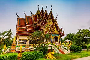Tourist Attractions Gallery: Wat Laem Suwannaram, Koh Samui, Thailand, Southeast Asia, Asia