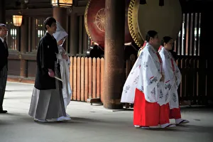 Shrine Gallery: Wedding, Meiji Jingu Shrine, Shinto Shrine, Tokyo, Japan, Asia