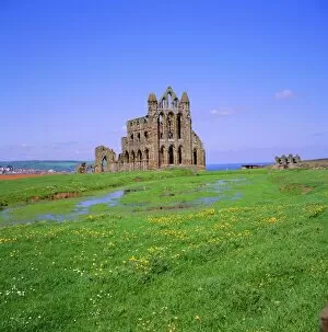 Towering Gallery: Whitby Abbey, Whitby, North Yorkshire, England, UK, Europe
