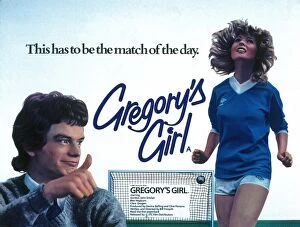 Football Collection: Film Poster for Bill Forsyths Gregorys Girl (1980)