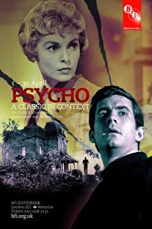 Poster for Psycho Season at BFI Southbank (1 - 30 April 2010)