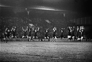 The All Blacks perform the first ever Haka under floodlights in Britain as they prepare to take on the Midlands in 1983 The All Blacks perform the first ever Haka under floodlights in Britain as they prepare to take on the Midlands in 1983