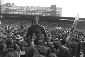 JPR Williams is carried off the Cardiff Arms Park pitch after his final game for Wales JPR Williams is carried off the Cardiff Arms Park pitch after his final game for Wales