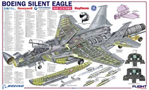 Cutaway Posters Collection: Boeing F-15 Silent Eagle