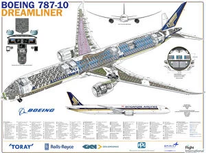 Cutaway Posters Gallery: Singapore Airlines 787-10 Cutaway