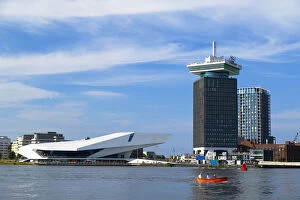 A'DAM Tower and Eye Film Museum, Amsterdam, Noord Holland, Netherlands