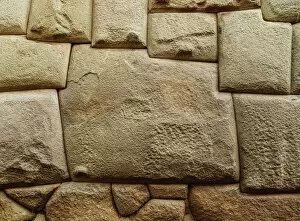Stone Collection: Twelve Angled Stone, Inca Stonework, Hatunrumiyoc Street, Cusco, Peru