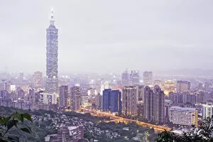 Taiwanese Collection: Asia, East Asia, Taiwan, Xinyi District, Taipei 101 building, formerly the tallest
