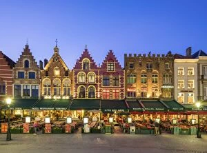 Terrace Collection: Belgium, West Flanders (Vlaanderen), Bruges (Brugge)