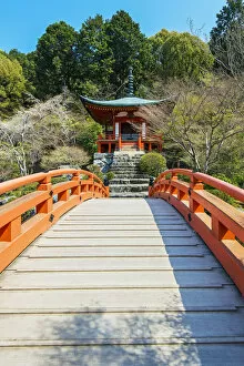Pagoda Collection: Benten-do temple located within the Daigo-ji temple area, Kyoto, Japan